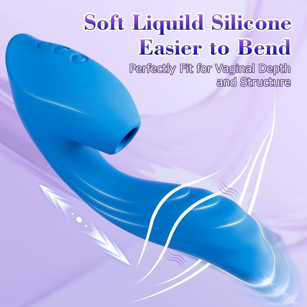 LiquidPulse 3-in-1 Triple-Pleasure Suction Vibrator
