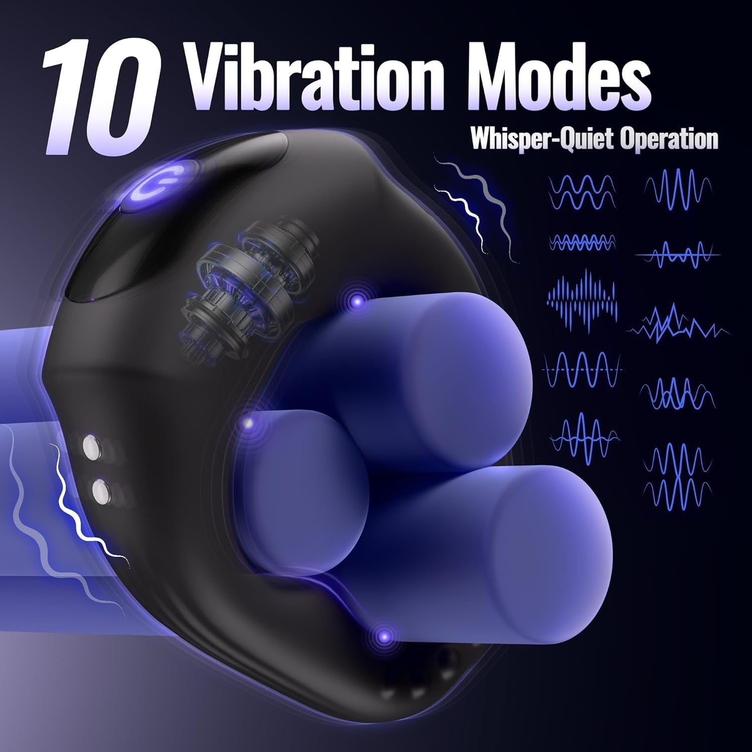 LockRhythm App-Control Vibrating Cock Ring