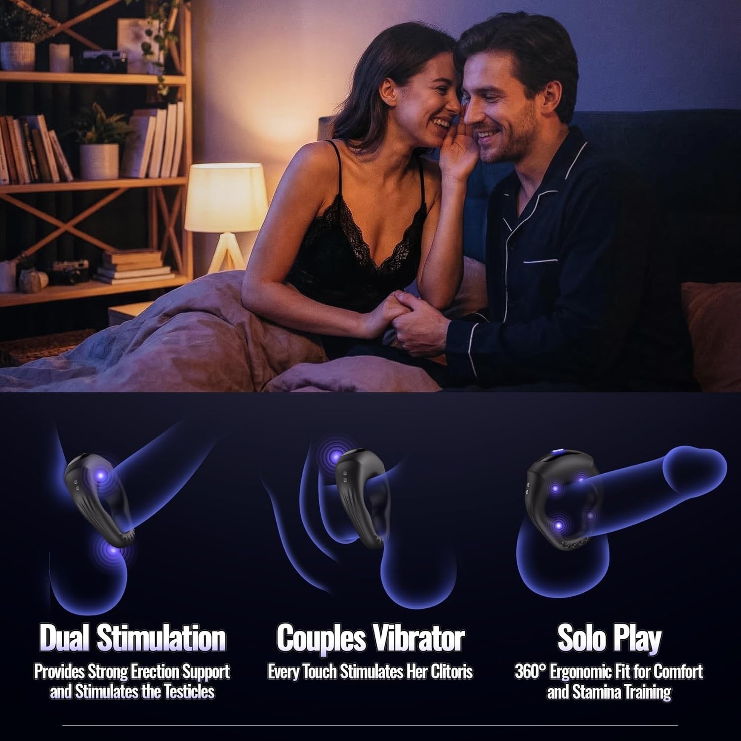LockRhythm App-Control Vibrating Cock Ring