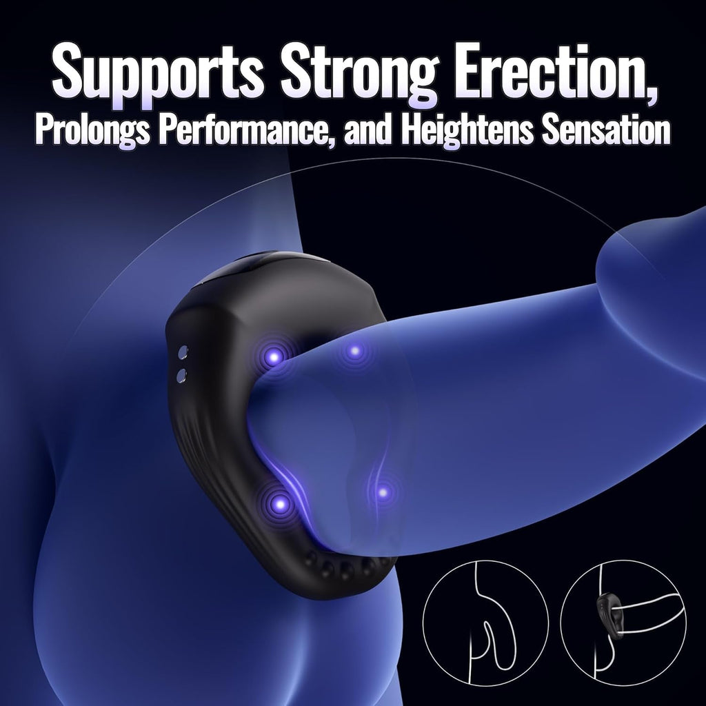 LockRhythm App-Control Vibrating Cock Ring