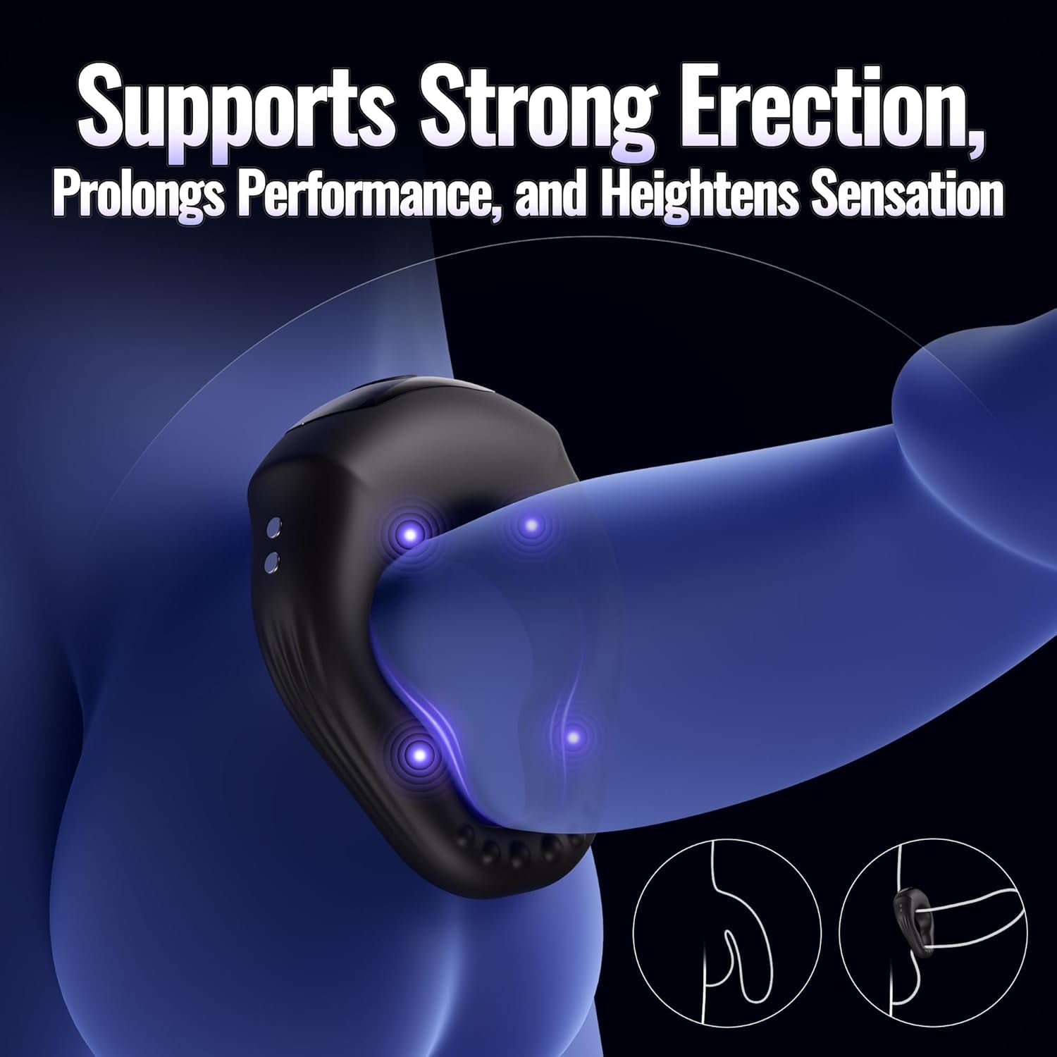 LockRhythm App-Control Vibrating Cock Ring