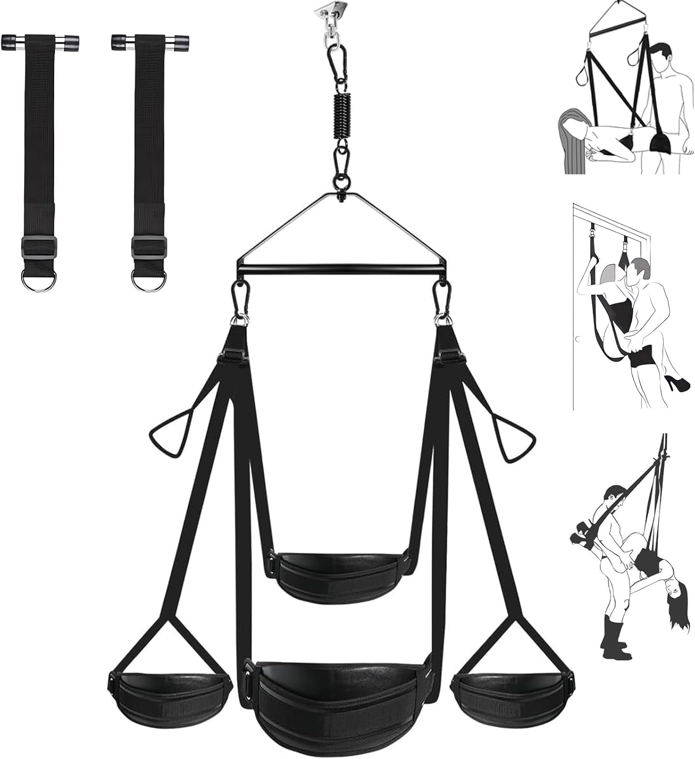 LockSpin 360° 2-in-1 Erotic Bondage Restraint Swing