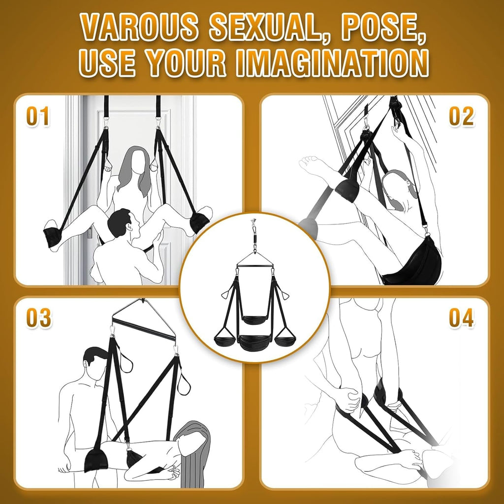 LockSpin 360° 2-in-1 Erotic Bondage Restraint Swing