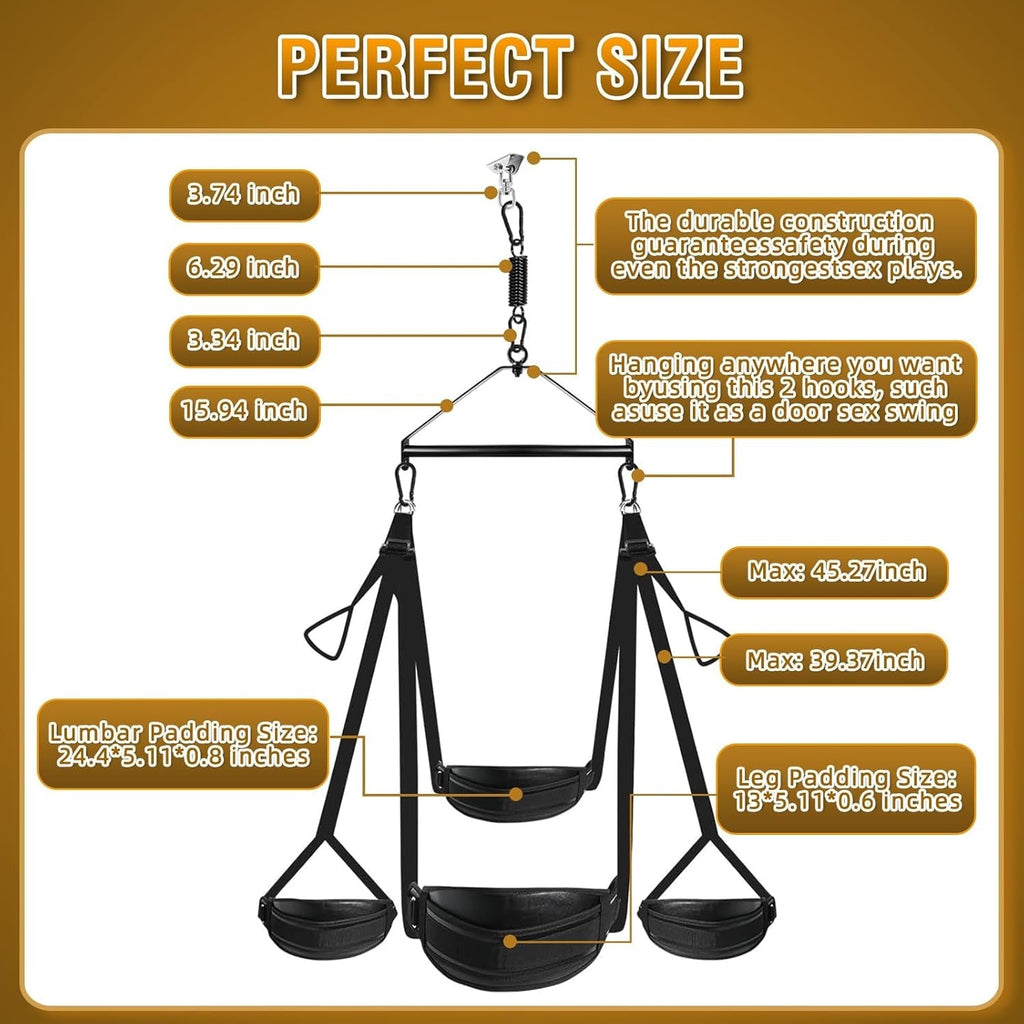 LockSpin 360° 2-in-1 Erotic Bondage Restraint Swing