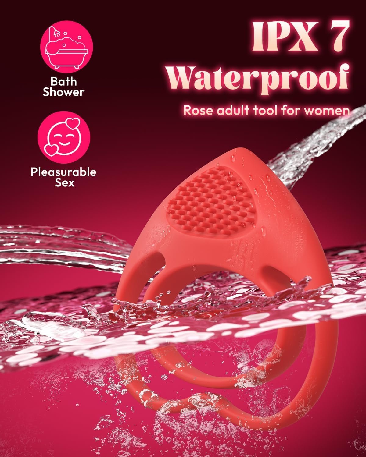 LoveLock Vibrating Cock Ring with Clitoral Stimulator