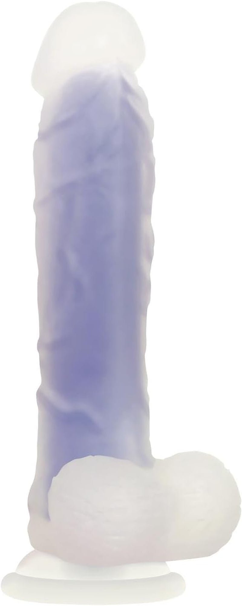 LumiFlex 8” Glow-in-the-Dark Suction Cup Dildo