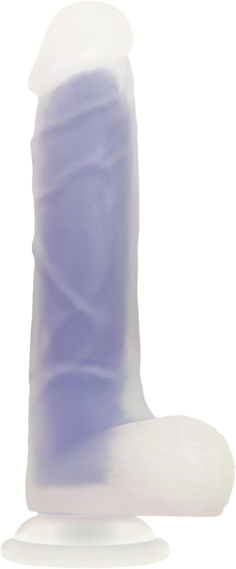 LumiFlex 8” Glow-in-the-Dark Suction Cup Dildo