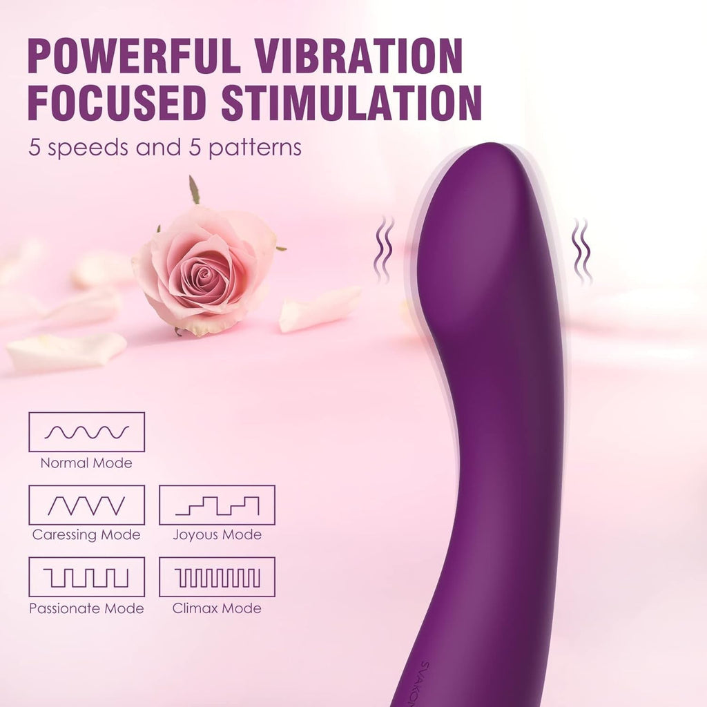 LunaCurve G-Spot Vibrator Dildo Wand