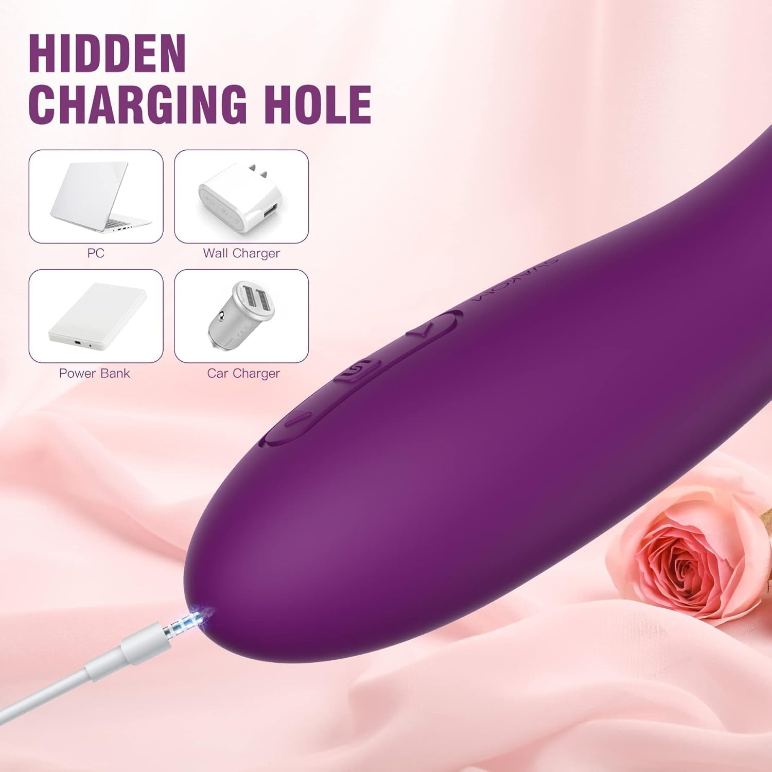 LunaCurve G-Spot Vibrator Dildo Wand