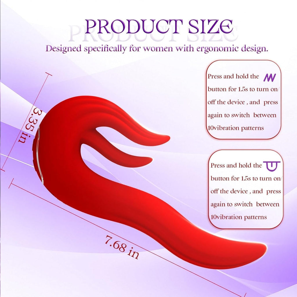 LushLick Intense Vibrations Licking Vibrator