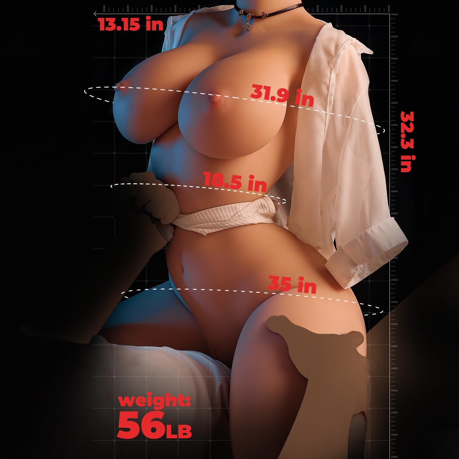 LustForm  56lbs Life Size Sex Doll