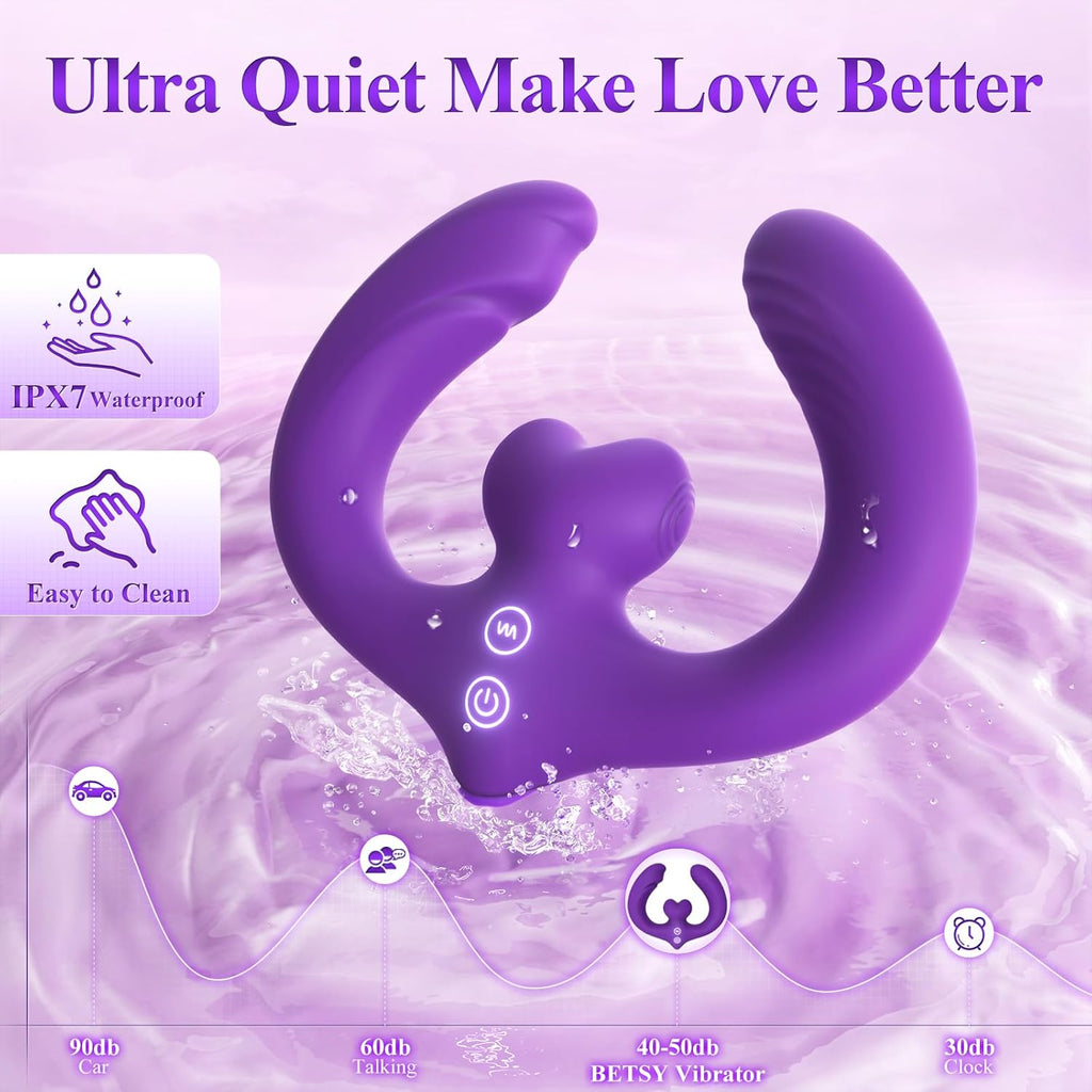LustLink Dual-Ended Dildo Vibrator
