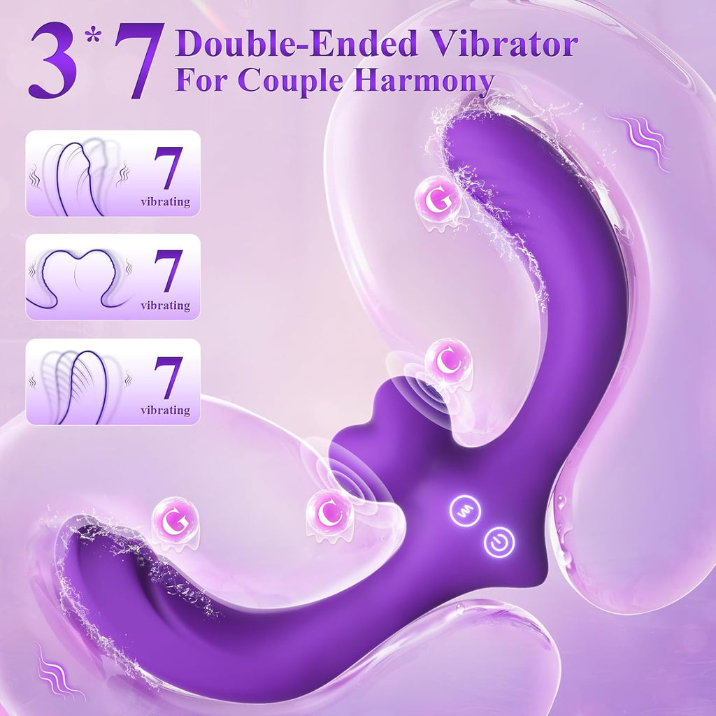 LustLink Dual-Ended Dildo Vibrator