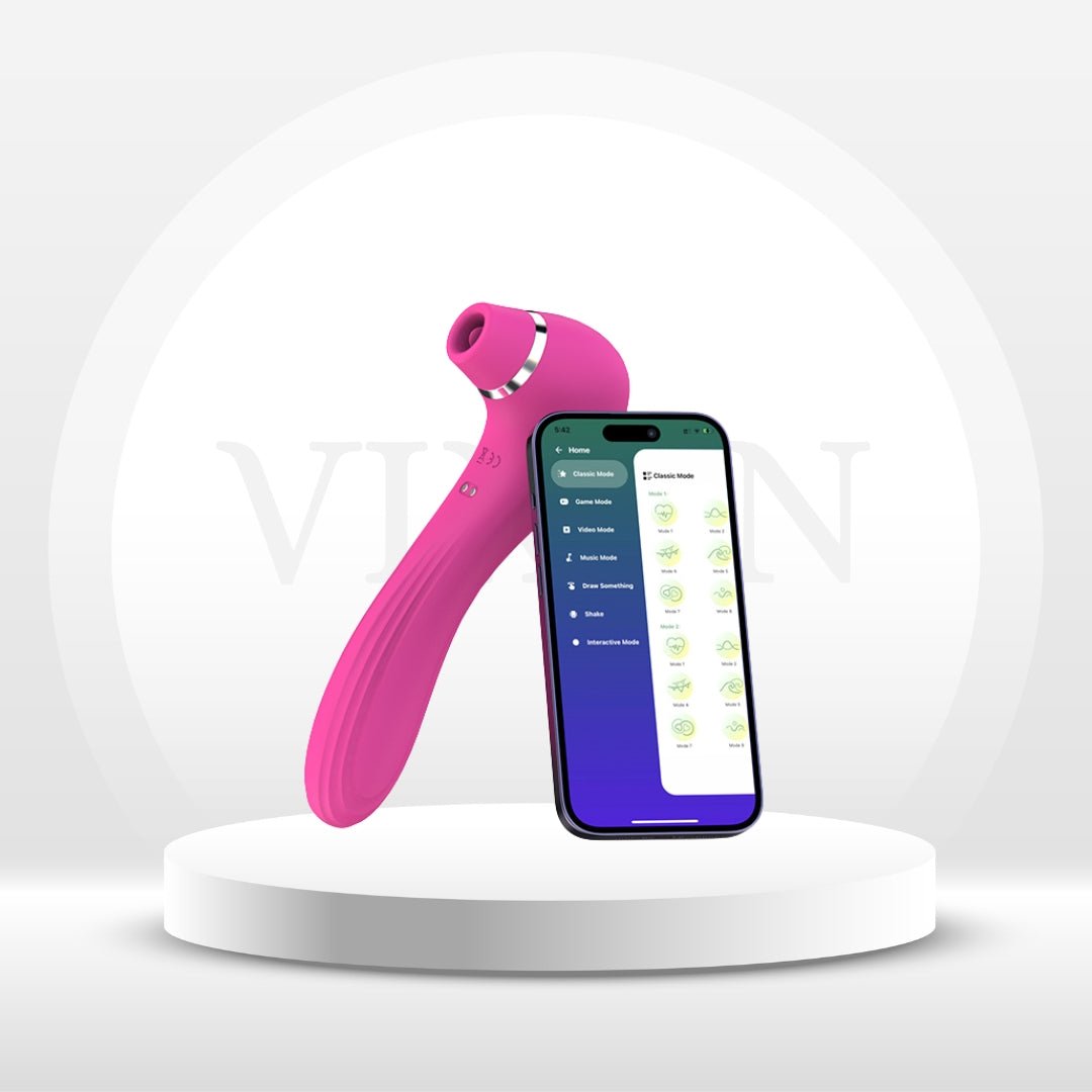 LustLips 4-in-1 App-Controlled Licking & G-Spot Vibrator