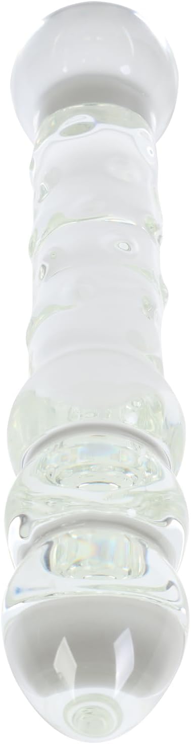 LustSphere XL Glass Dual Ended Anal Beads Wand