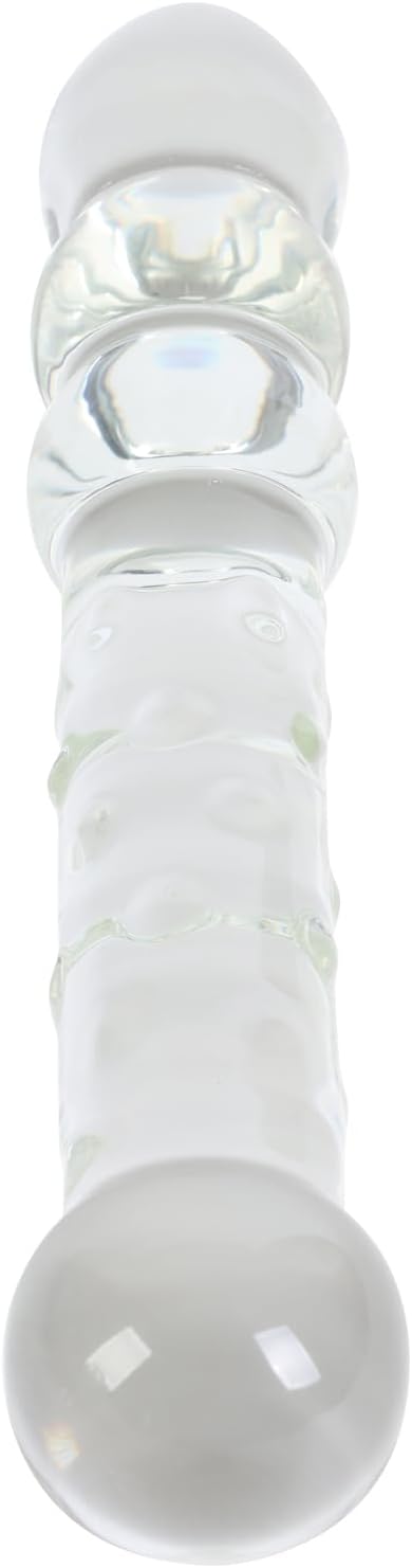 LustSphere XL Glass Dual Ended Anal Beads Wand