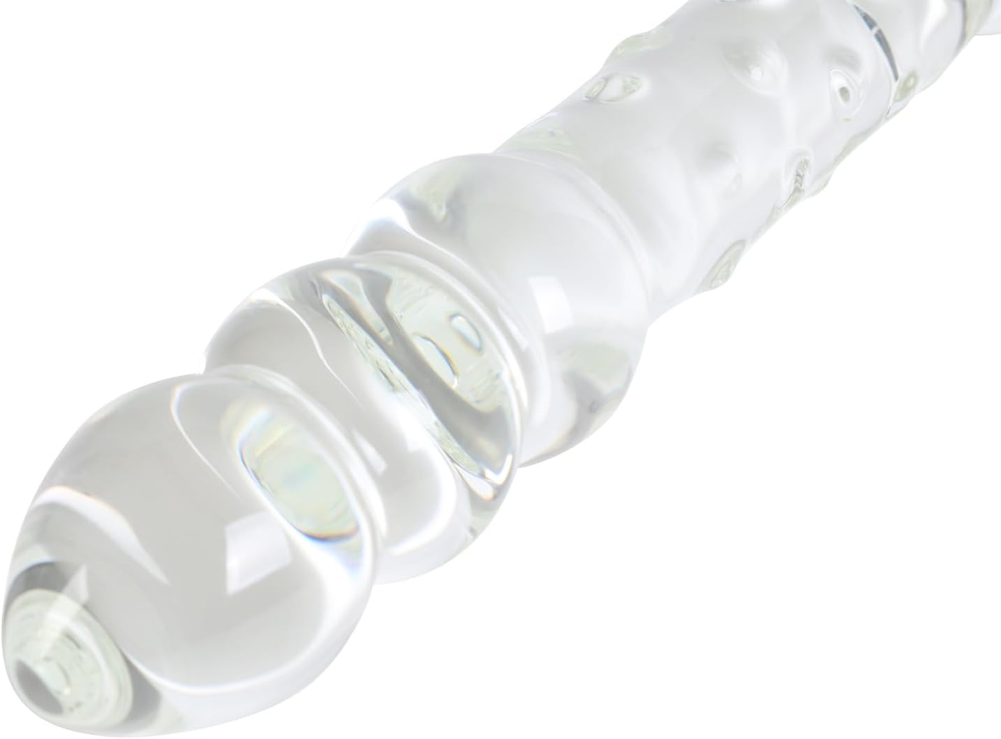 LustSphere XL Glass Dual Ended Anal Beads Wand