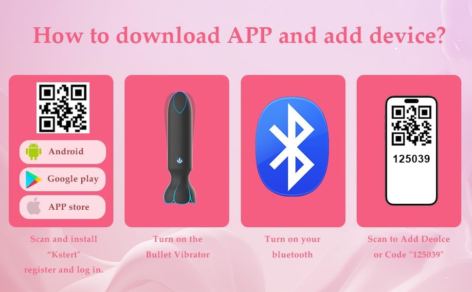 LuxeLink App Bullet Vibrator