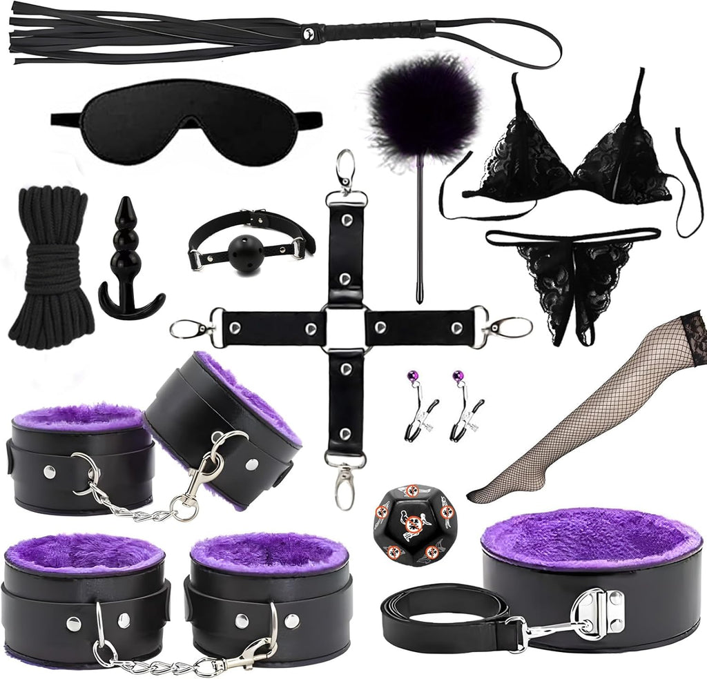 LuxePlay 15-Piece Foreplay Bondage Set