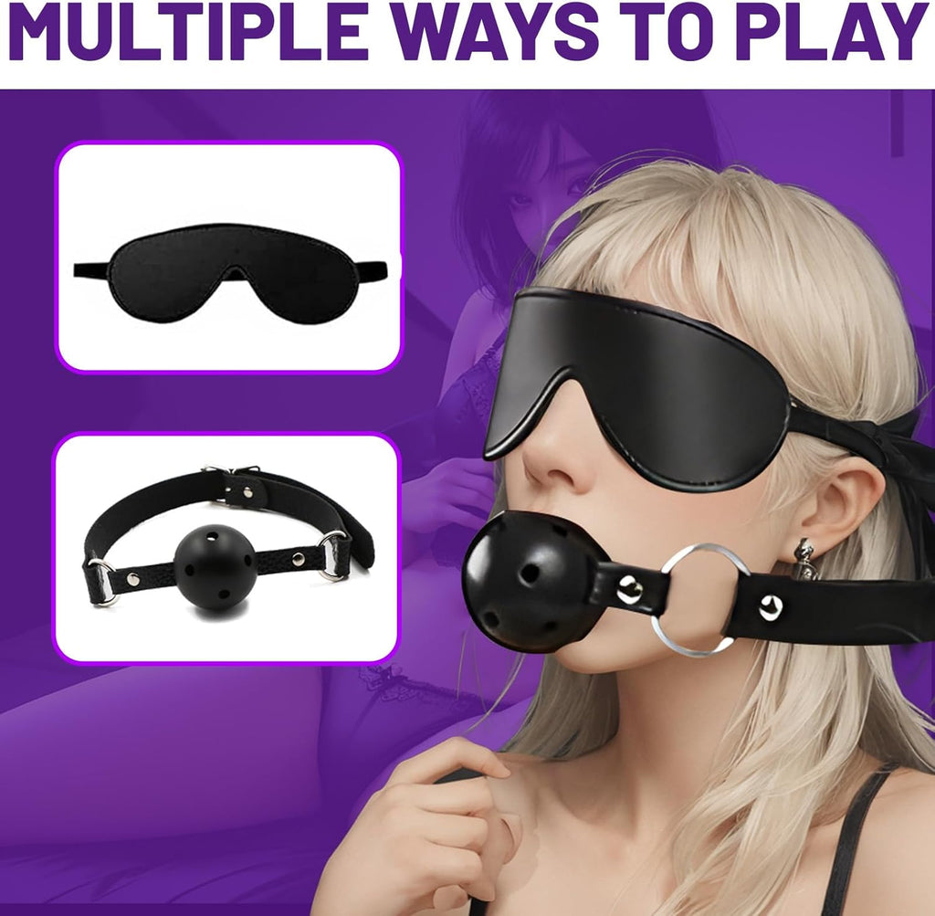 LuxePlay 15-Piece Foreplay Bondage Set