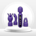 LuxeTouch Wand Vibrator Kit with 3 Attachments