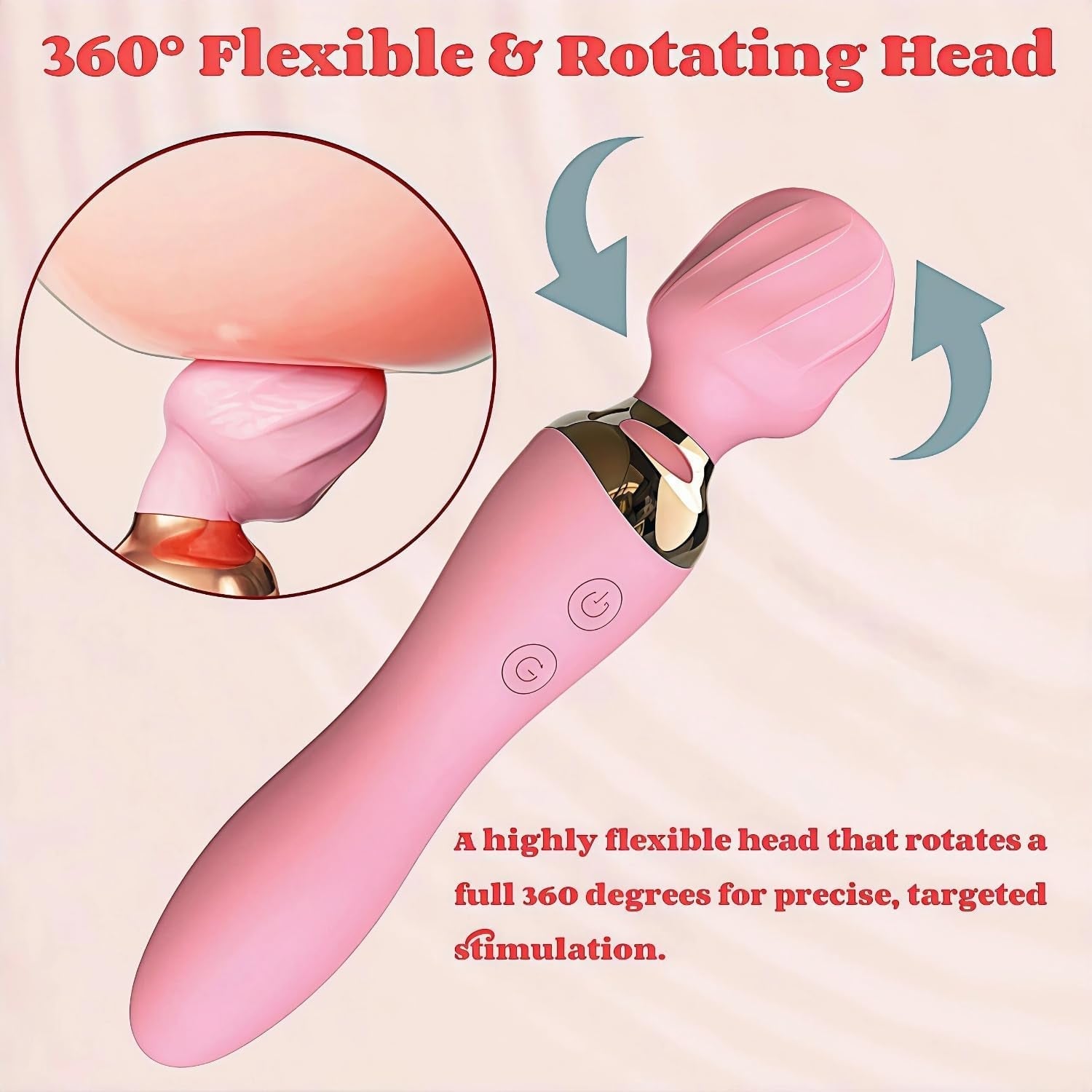 LuxeWave 2-in-1 Wand G-Spot Vibrator
