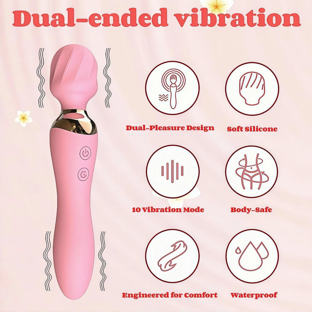 LuxeWave 2-in-1 Wand G-Spot Vibrator