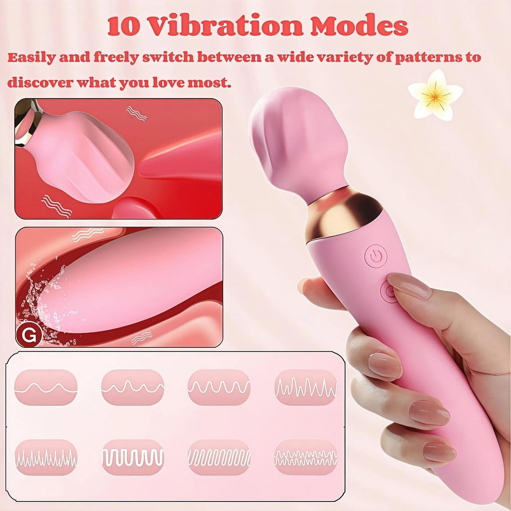 LuxeWave 2-in-1 Wand G-Spot Vibrator