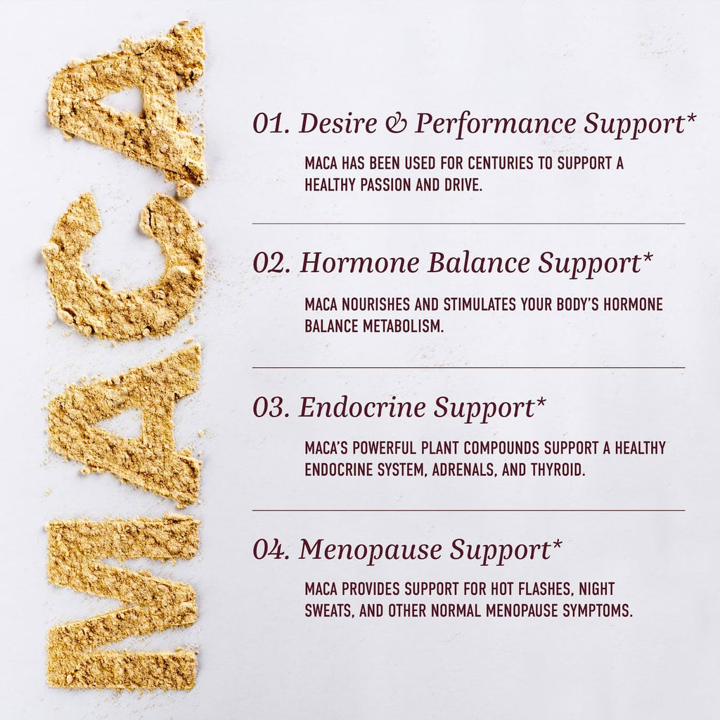 Maca Root Gummies – Libido, Energy & Hormone Support