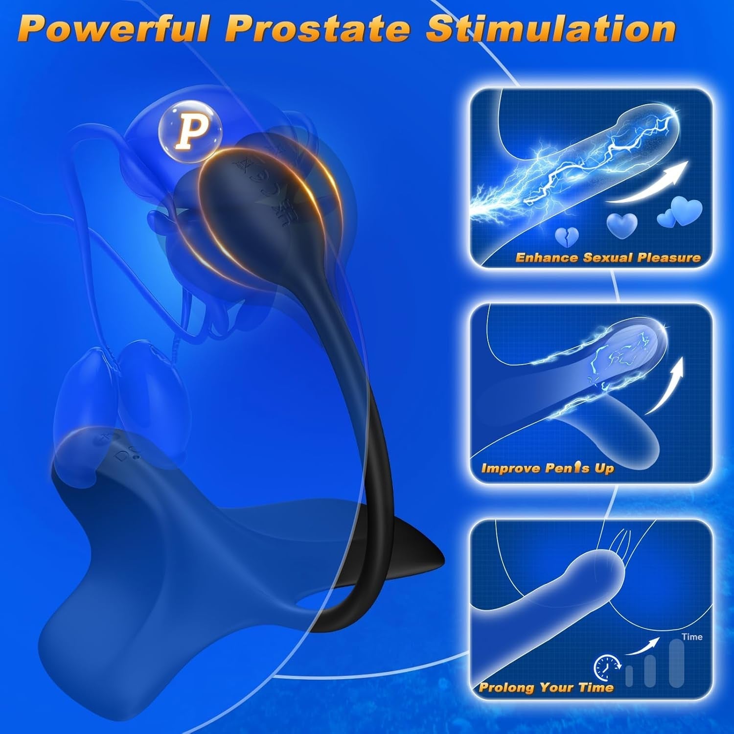 MantaPulse Dual-Motor Prostate Massager Ride-On Vibrator