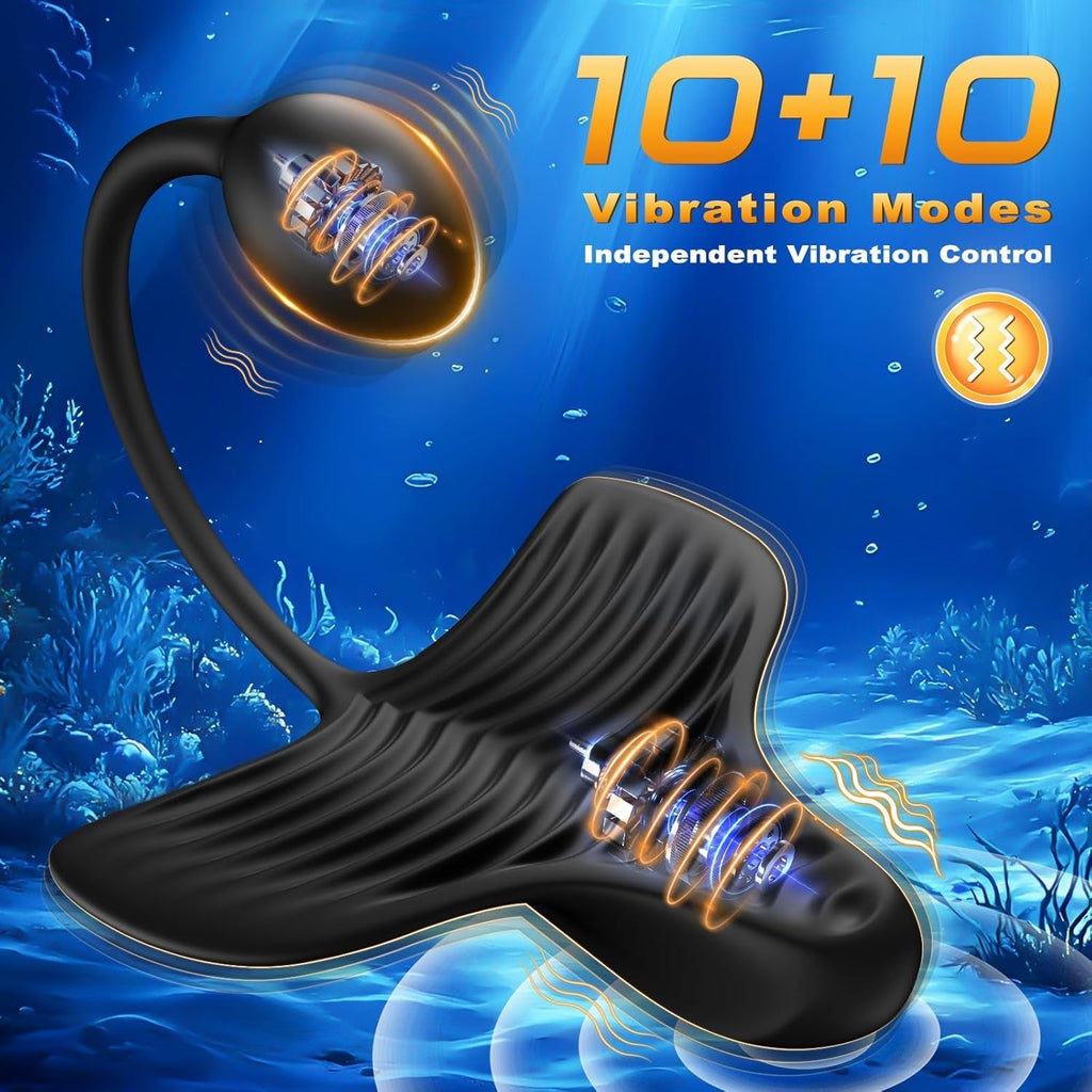 MantaPulse Dual-Motor Prostate Massager Ride-On Vibrator