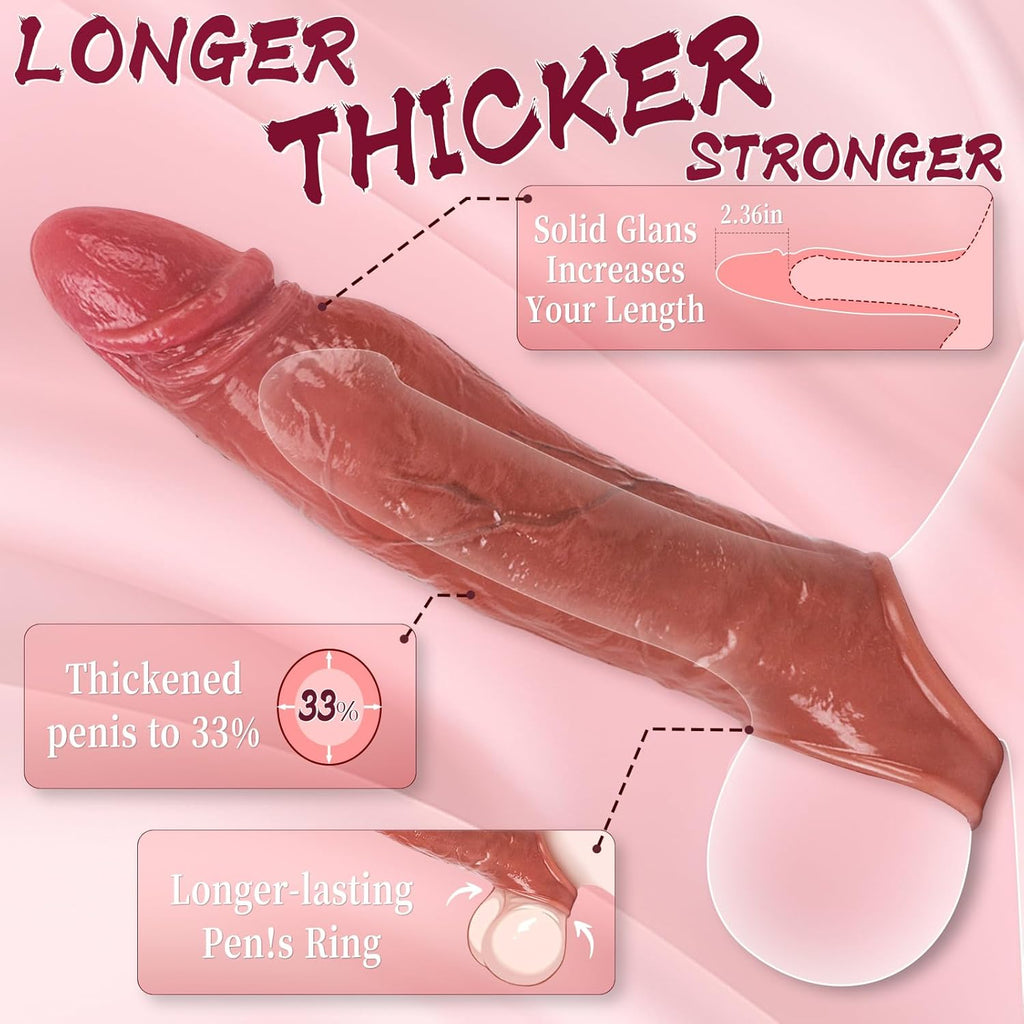 MaxGirth+ Sleeve Realistic Penis Extender