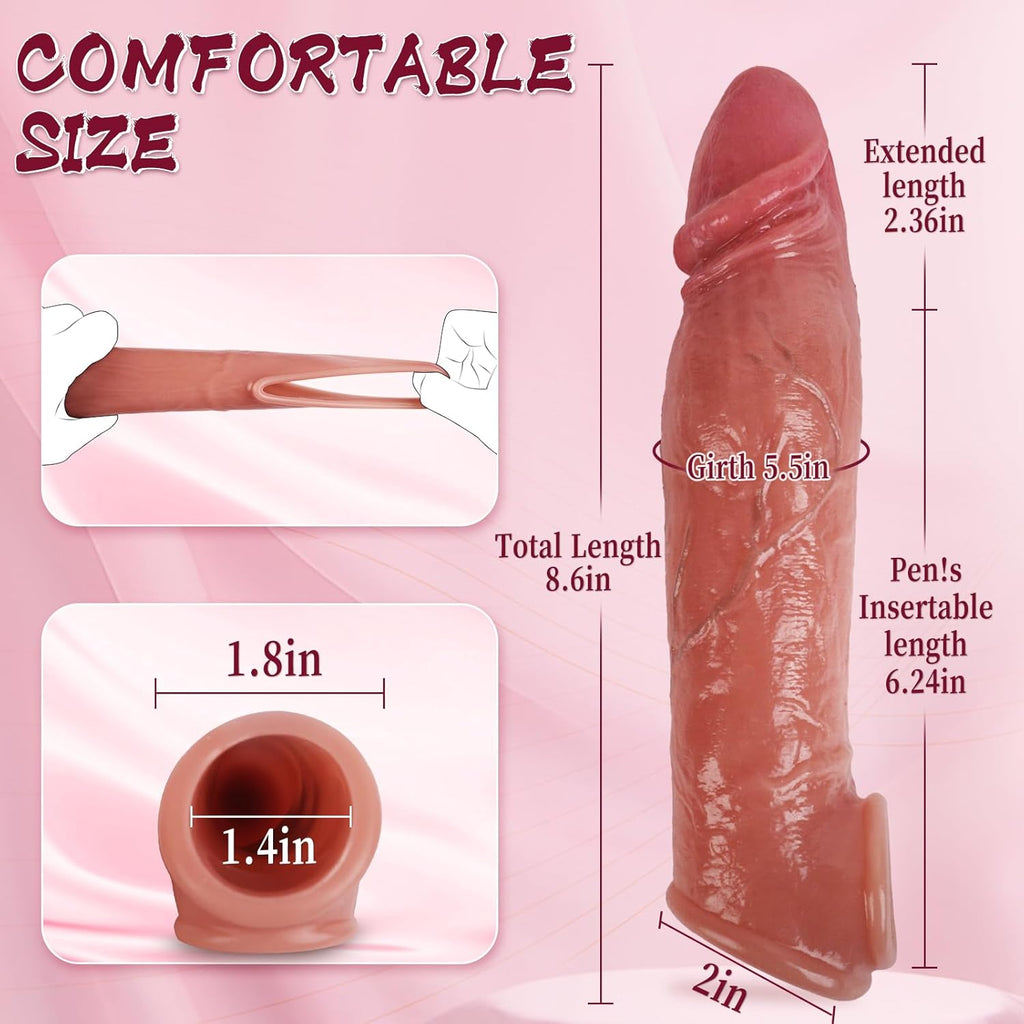 MaxGirth+ Sleeve Realistic Penis Extender