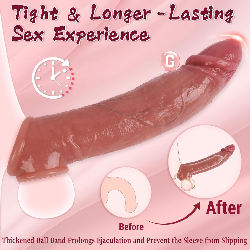 MaxGirth+ Sleeve Realistic Penis Extender