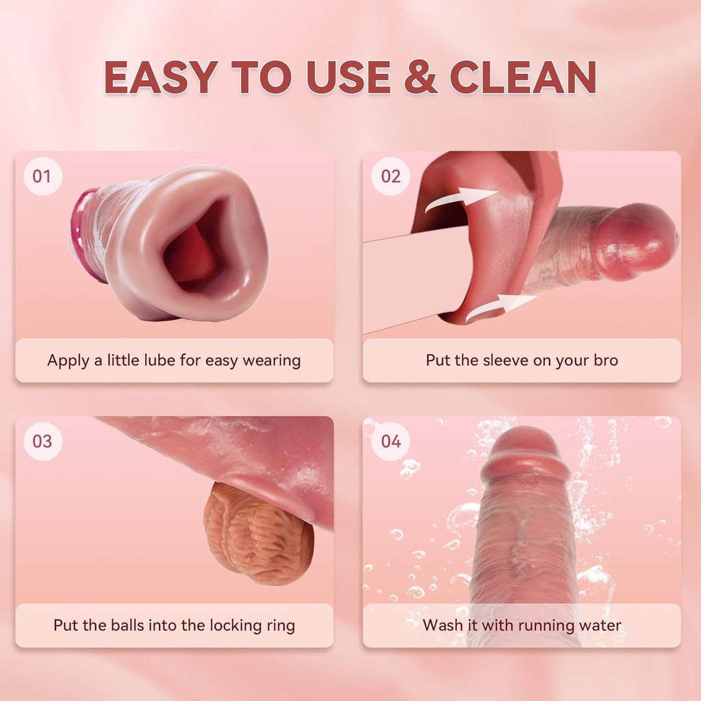 MaxGlide Vibrating Penis Extender & Cock Sleeve