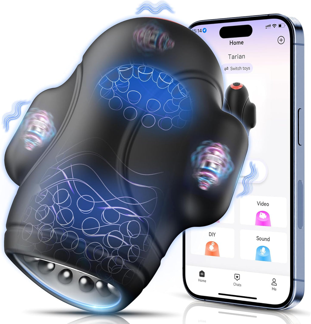 MaxPulse 4-in-1 Male Vibrator & Masturbator