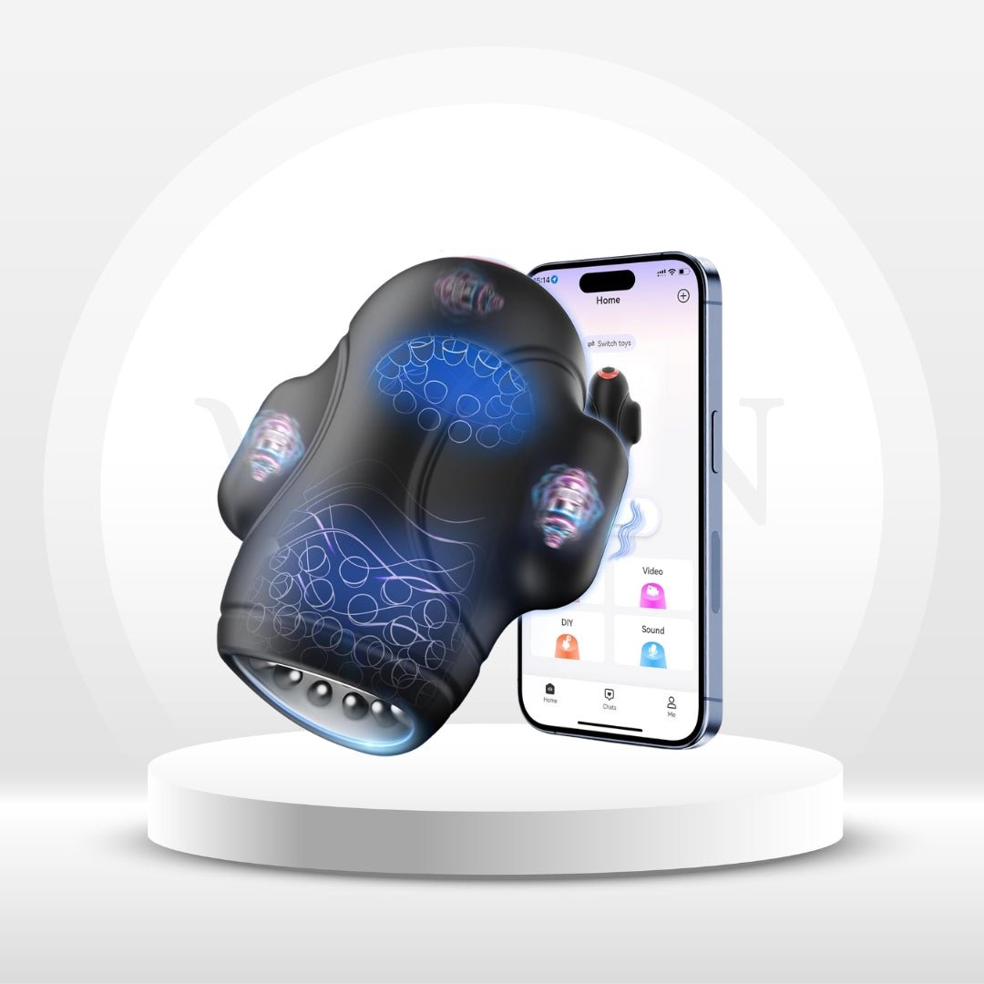 MaxPulse 4-in-1 Male Vibrator & Masturbator