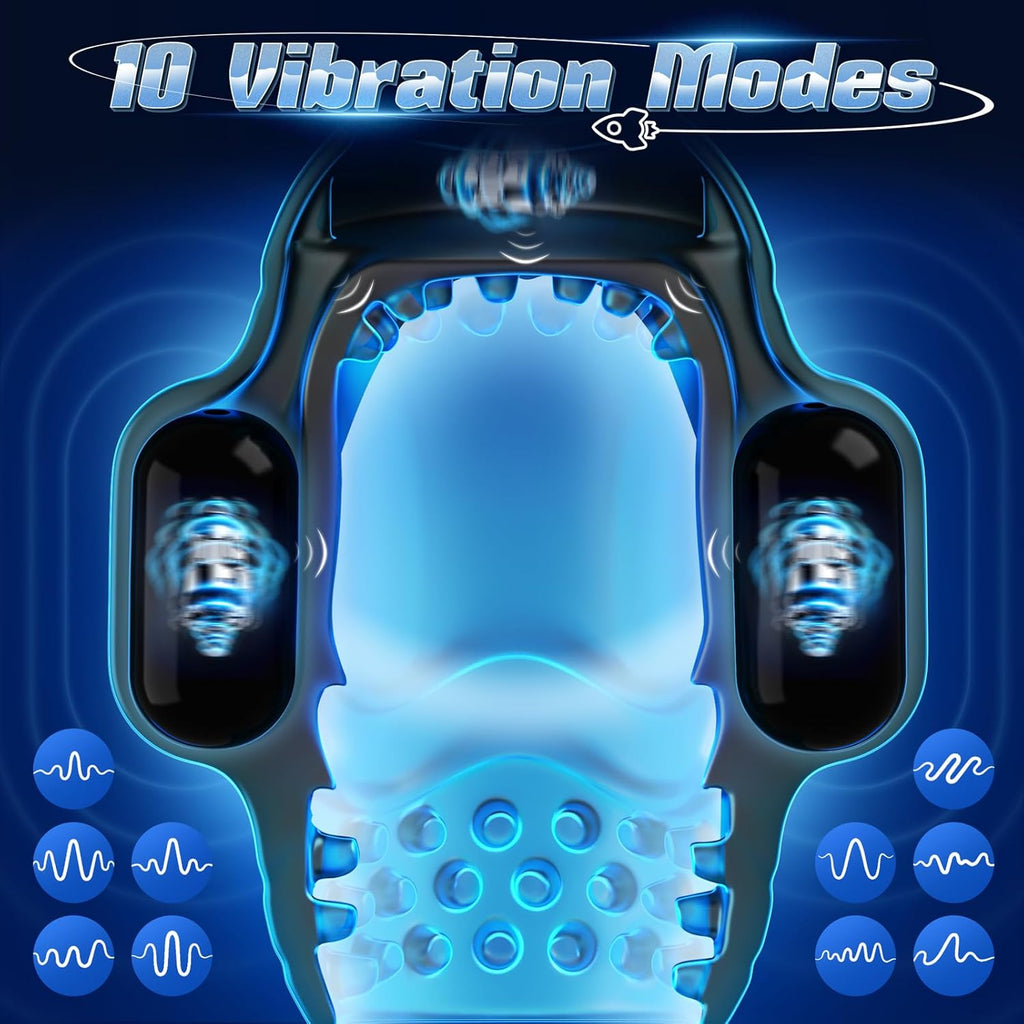 MaxPulse 4-in-1 Male Vibrator & Masturbator