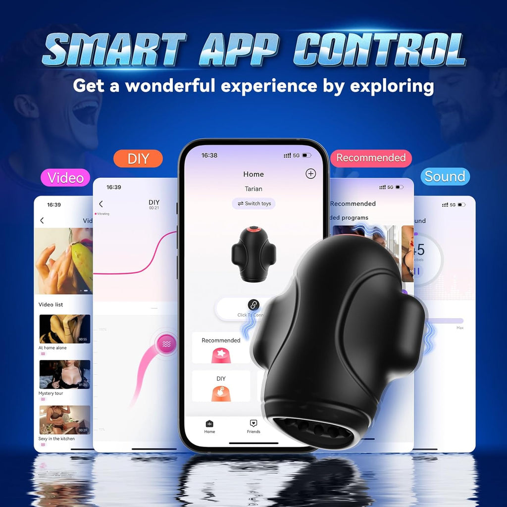 MaxPulse 4-in-1 Male Vibrator & Masturbator