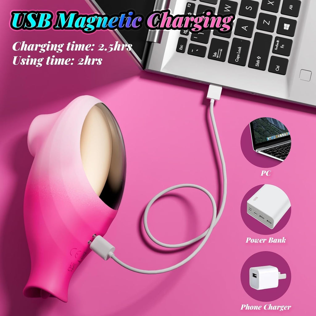 MermaidPulse 2-in-1 Suction & Licking Vibrator