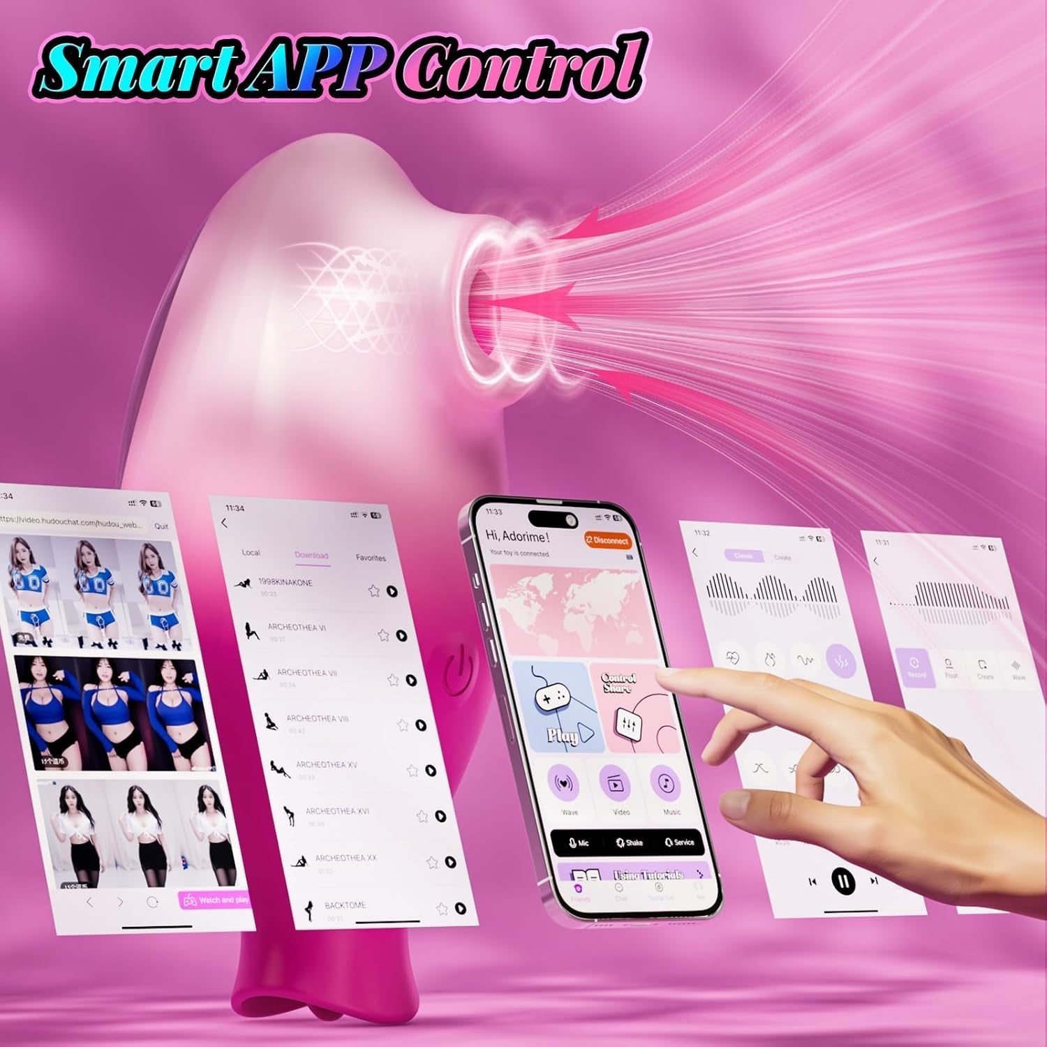 MermaidPulse 2-in-1 Suction & Licking Vibrator