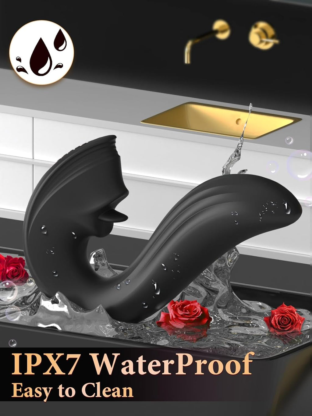 MidnightLick Triple Stimulation Tongue Vibrator