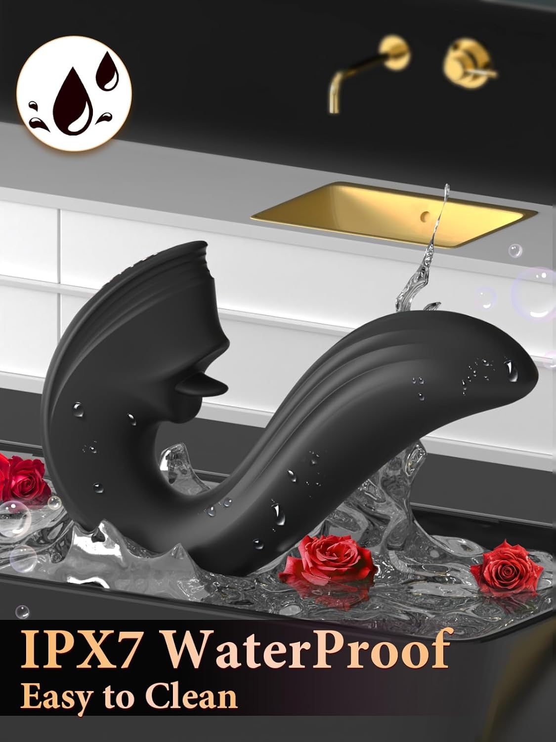 MidnightLick Triple Stimulation Tongue Vibrator