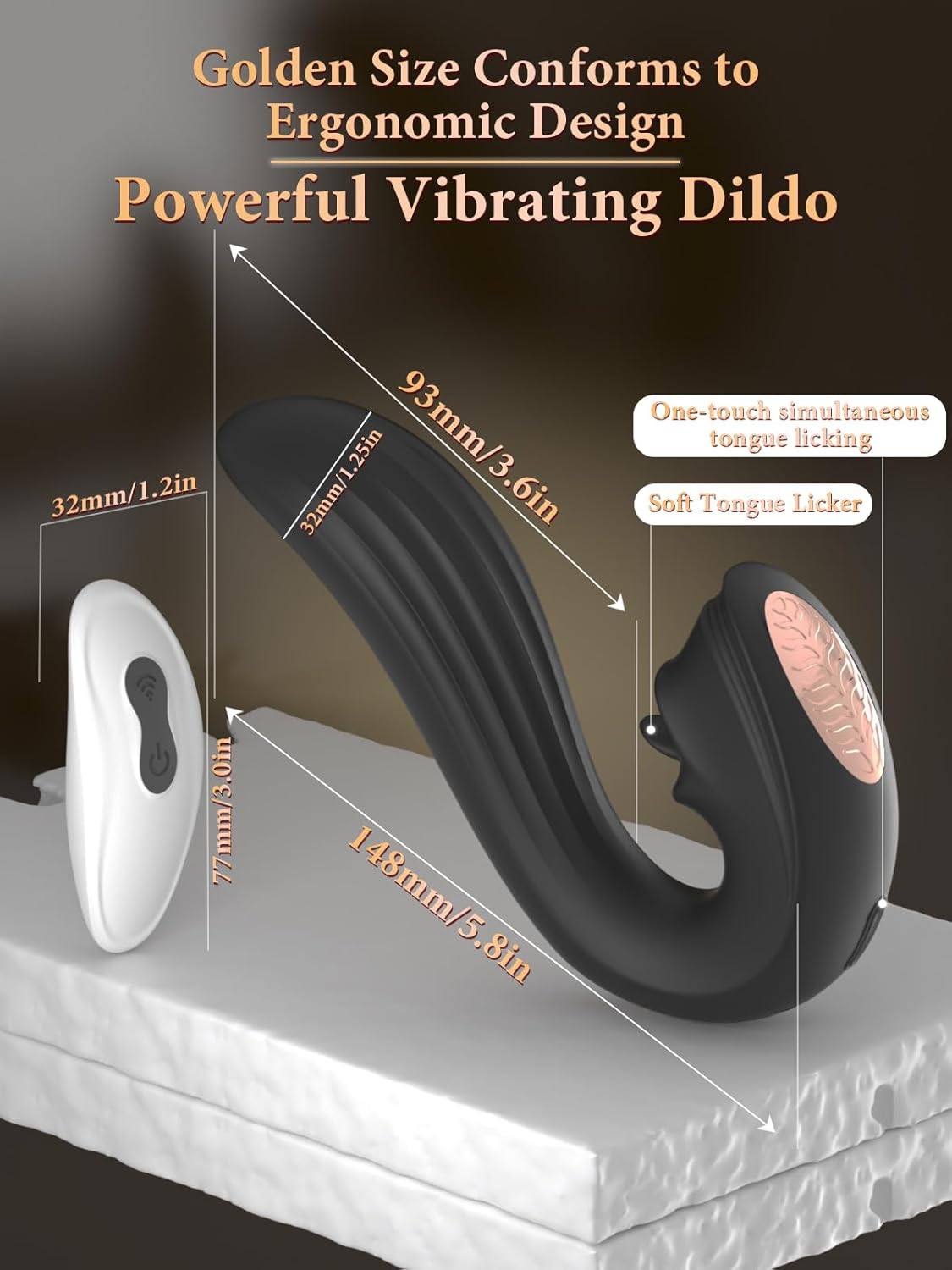 MidnightLick Triple Stimulation Tongue Vibrator