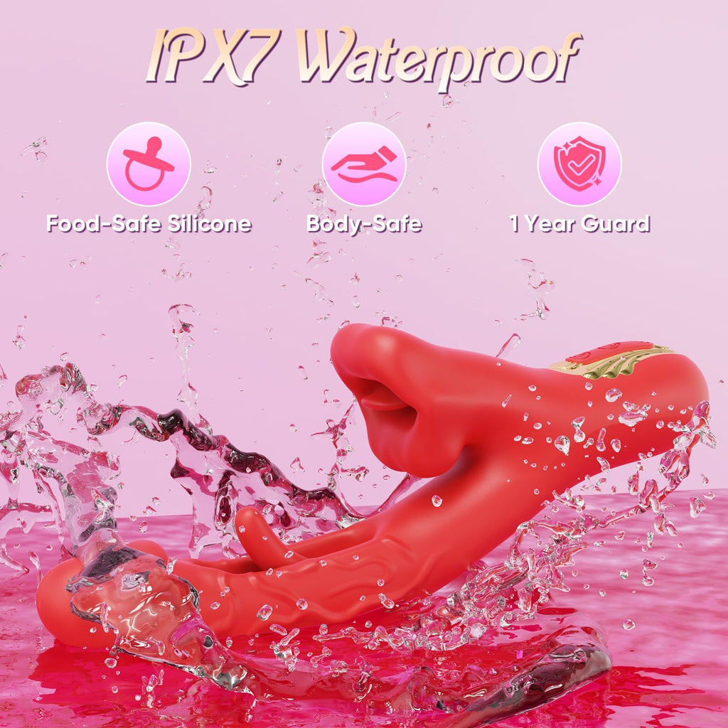MidnightPleasure 3-in-1 Flapping Vibrator & G-Spot Stimulator