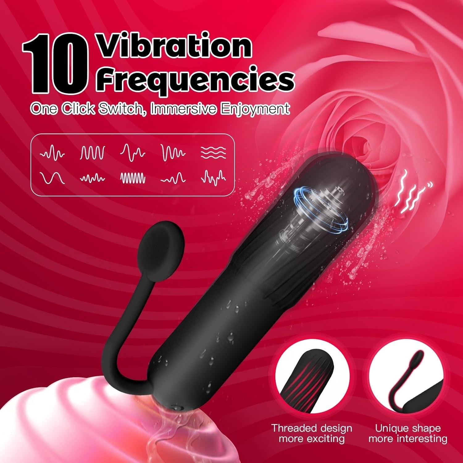 MidnightPulse Mini Spiral Vibrator