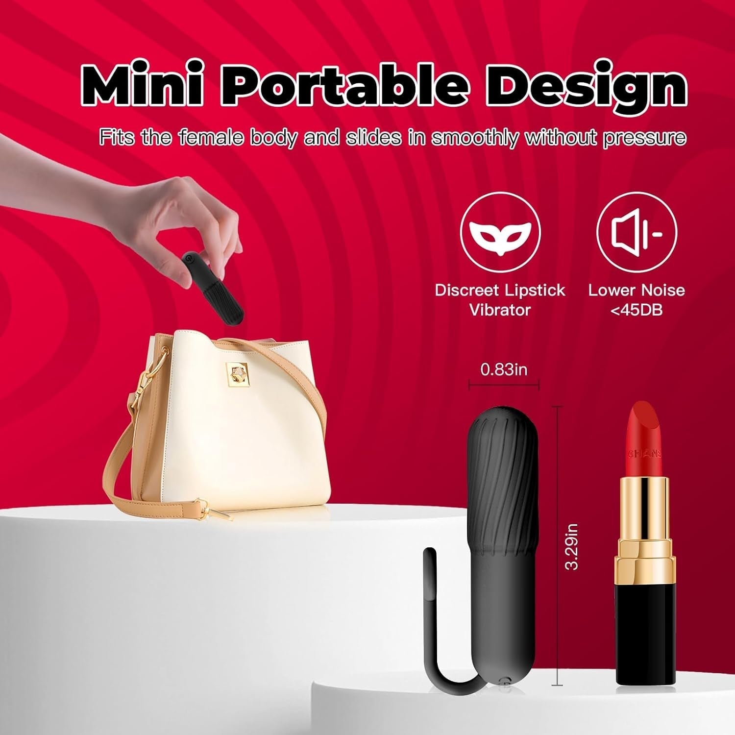 MidnightPulse Mini Spiral Vibrator