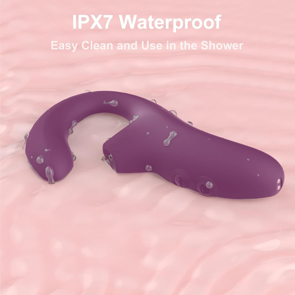 MidnightVibe Dual Pleasure Suction Vibrator