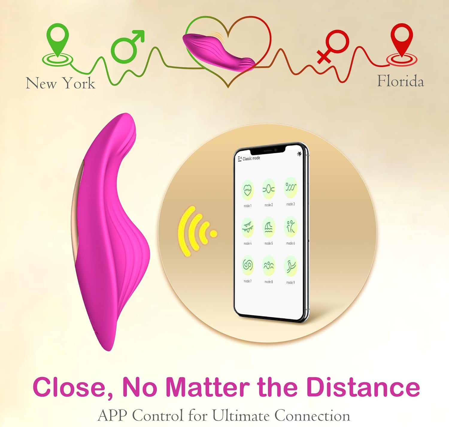 MidnightWhisper App Controlled Panty Vibrator