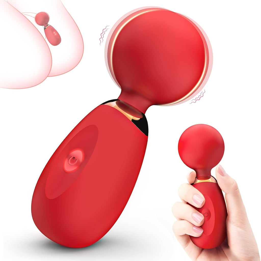 MiniGlow Compact Clitoral Vibrator Wand